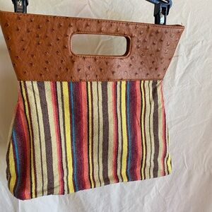 Gianni ostrich handbag